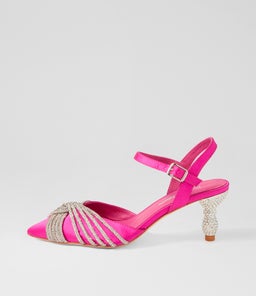 EUGENIE DJ HOT PINK SATIN