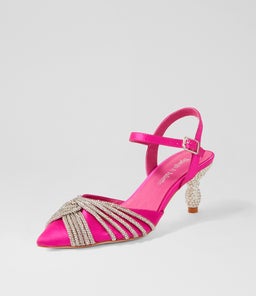 EUGENIE DJ HOT PINK SATIN