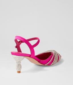 EUGENIE DJ HOT PINK SATIN