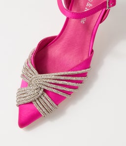 EUGENIE DJ HOT PINK SATIN