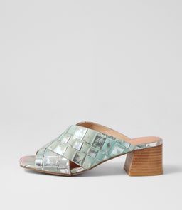 FIREY DJ KHAKI CROC PRINT LEATHER