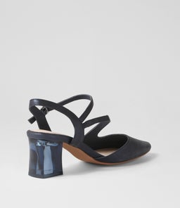 HALIAN DJ NAVY SHIMMER LEATHER