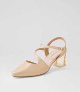 HALIAN DJ ROSE GOLD SHIMMER LEATHER