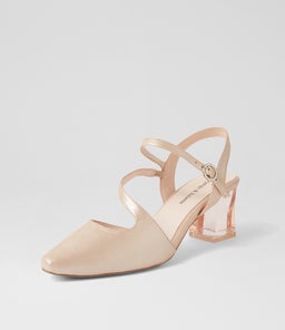 HALIAN DJ NUDE SHIMMER LEATHER