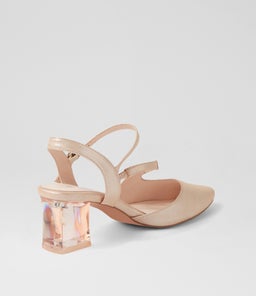 HALIAN DJ NUDE SHIMMER LEATHER