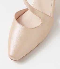 HALIAN DJ NUDE SHIMMER LEATHER