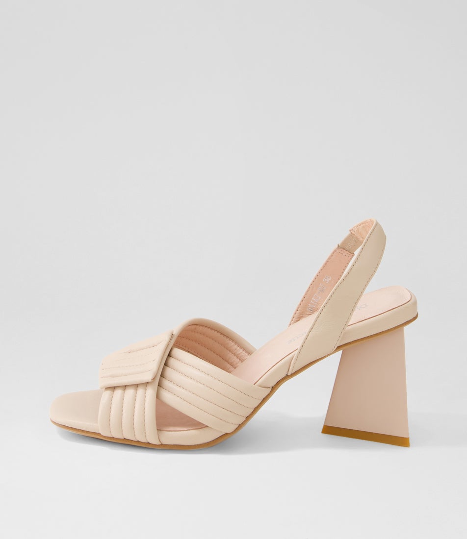 Haiki Nude Leather Sandals Haiki Nude Leather Sandals