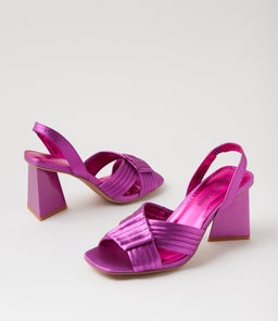 HAIKI DJ FUCHSIA SATIN LEATHER