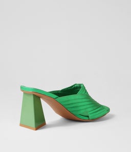 HATSU DJ EMERALD SATIN LEATHER