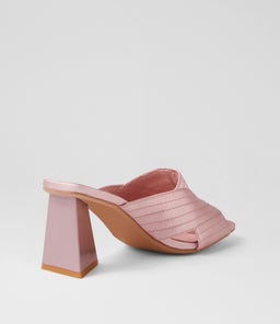 HATSU DJ PINK SATIN LEATHER