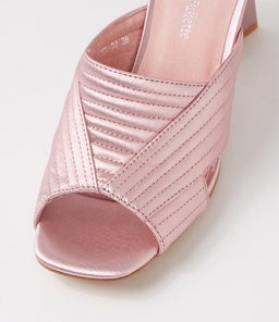 HATSU DJ PINK SATIN LEATHER