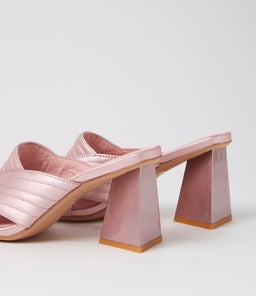 HATSU DJ PINK SATIN LEATHER
