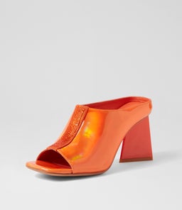 HALLEY DJ ORANGE MIRROR PATENT SMOOTH