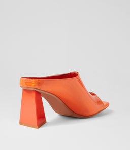 HALLEY DJ ORANGE MIRROR PATENT SMOOTH
