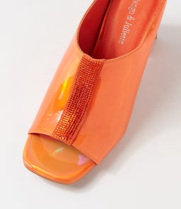 HALLEY DJ ORANGE MIRROR PATENT SMOOTH