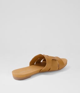 JEDDALY DJ DK TAN LEATHER ELASTIC
