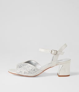 JUBA DJ SILVER SHIMMER LEATHER JEWELS