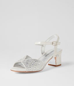 JUBA DJ SILVER SHIMMER LEATHER JEWELS