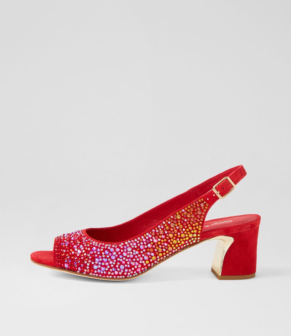 Jukes Multi Flame Leather Jewels Sandals