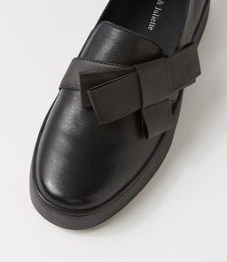 LOKKI DJ BLACK BLACK SATIN LEATHER