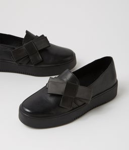 LOKKI DJ BLACK BLACK SATIN LEATHER