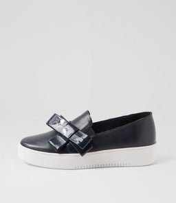 LOKKI DJ NAVY NAVY LEATHER PATENT