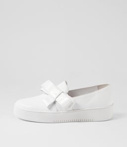 LOKKI DJ WHITE WHITE LEATHER PATENT
