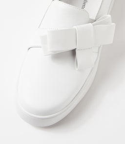 LOKKI DJ WHITE WHITE LEATHER PATENT