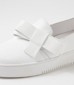 LOKKI DJ WHITE WHITE LEATHER PATENT