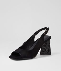 LANTOS DJ BLACK SUEDE JEWELS