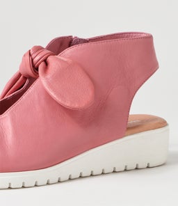 MONEKA DJ PRETTY PINK WHITE SOLE LEATHER