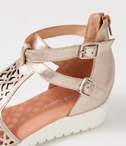 MINOS DJ PLATINO WHITE SOLE LEATHER