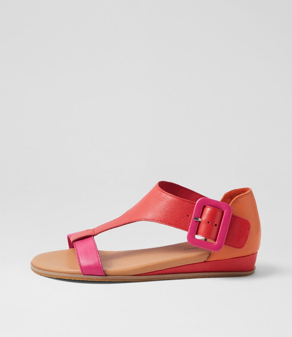Huntlee Red Multi Sandals Huntlee Red Multi Sandals