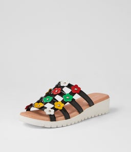 MARKISE DJ BLACK BRIGHT PATENT MULTI