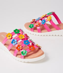 MARKISE DJ HOT PINK BRIGHT PATENT MULTI