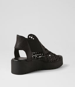 ODATE DJ BLACK BLACK SOLE LEATHER