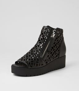 OLIZZI DJ BLACK BLACK SOLE LEATHER