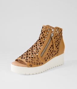 OLIZZI DJ DK TAN WHITE SOLE LEATHER