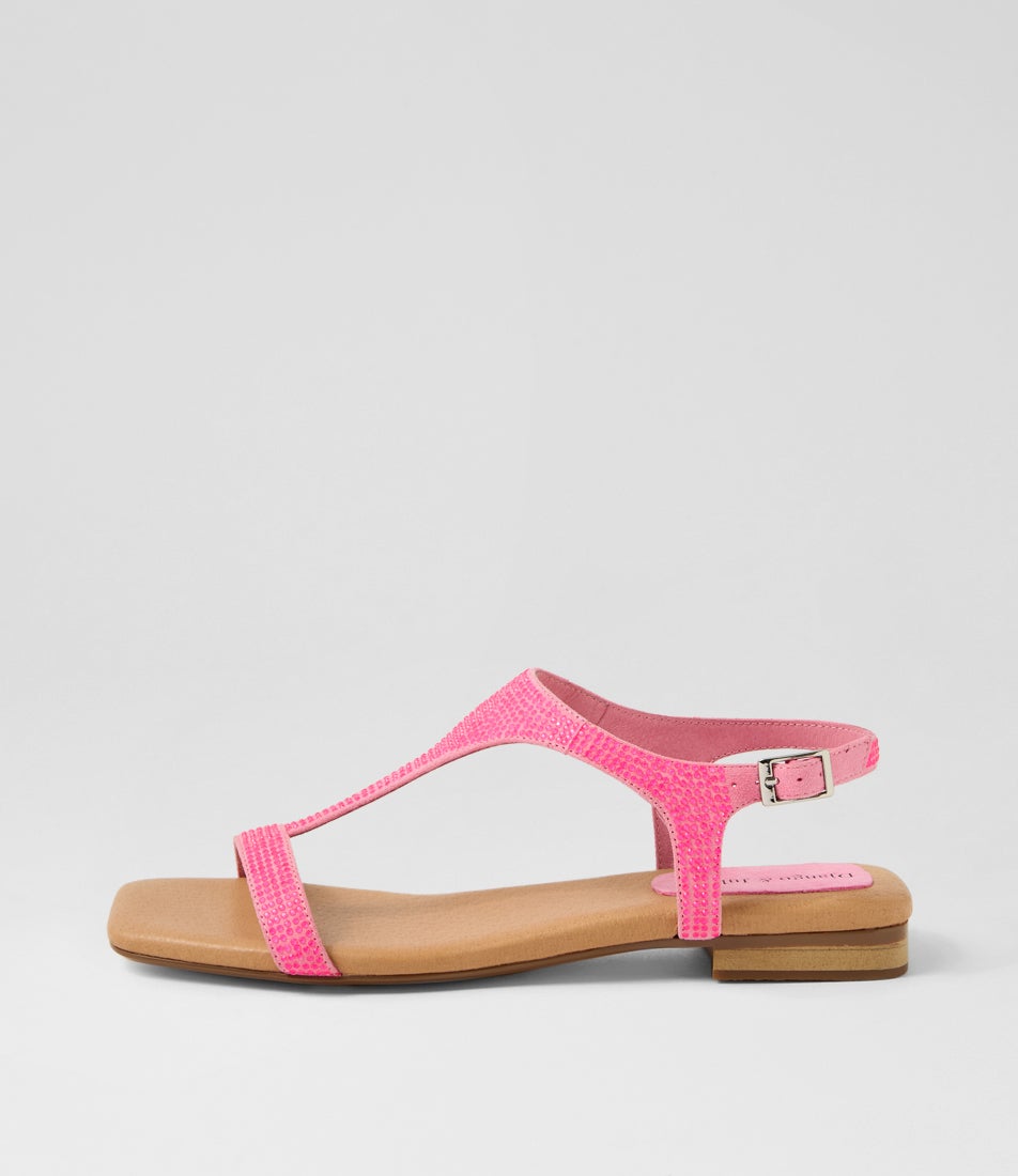 Parah Lipstick Suede Sandals Parah Lipstick Suede Sandals