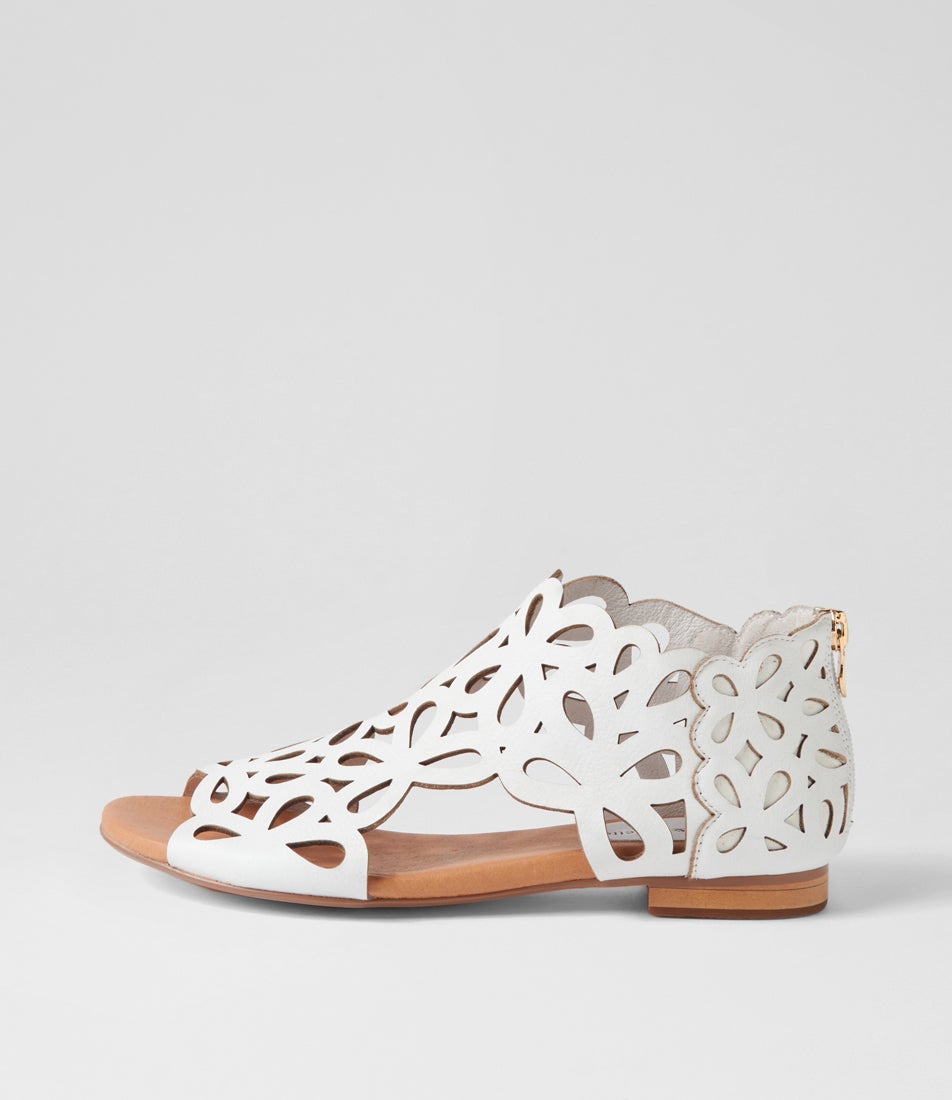 Pietro White Leather Sandals Pietro White Leather Sandals