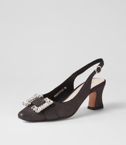 PRENTIS DJ BLACK LIZARD SHIMMER LEATHER