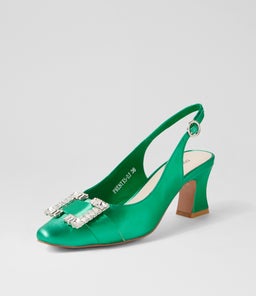 PRENTIS DJ EMERALD SATIN LEATHER