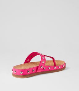 QUELL DJ HOT PINK SILVER LEATHER
