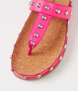 QUELL DJ HOT PINK SILVER LEATHER