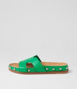 QUADEN DJ BRIGHT EMERALD SILVER LEATHER