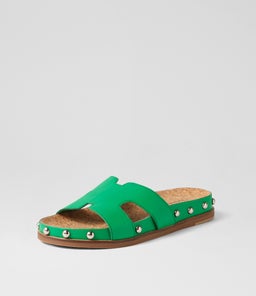 QUADEN DJ BRIGHT EMERALD SILVER LEATHER