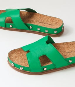 QUADEN DJ BRIGHT EMERALD SILVER LEATHER