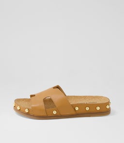 QUADEN DJ DK TAN GOLD LEATHER