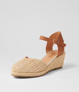 RASTAN DJ NATURAL DK TAN SYN RAFFIA LEATHER