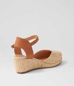 RASTAN DJ NATURAL DK TAN SYN RAFFIA LEATHER